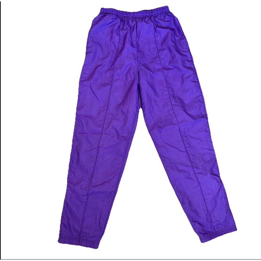 VTG 90s Head Sportswear Windbreaker Track Pants Mens Medium Purple Nylon